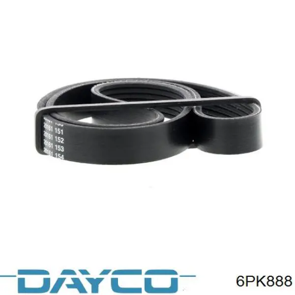 6PK888 Dayco pas napędowy mechanizmów