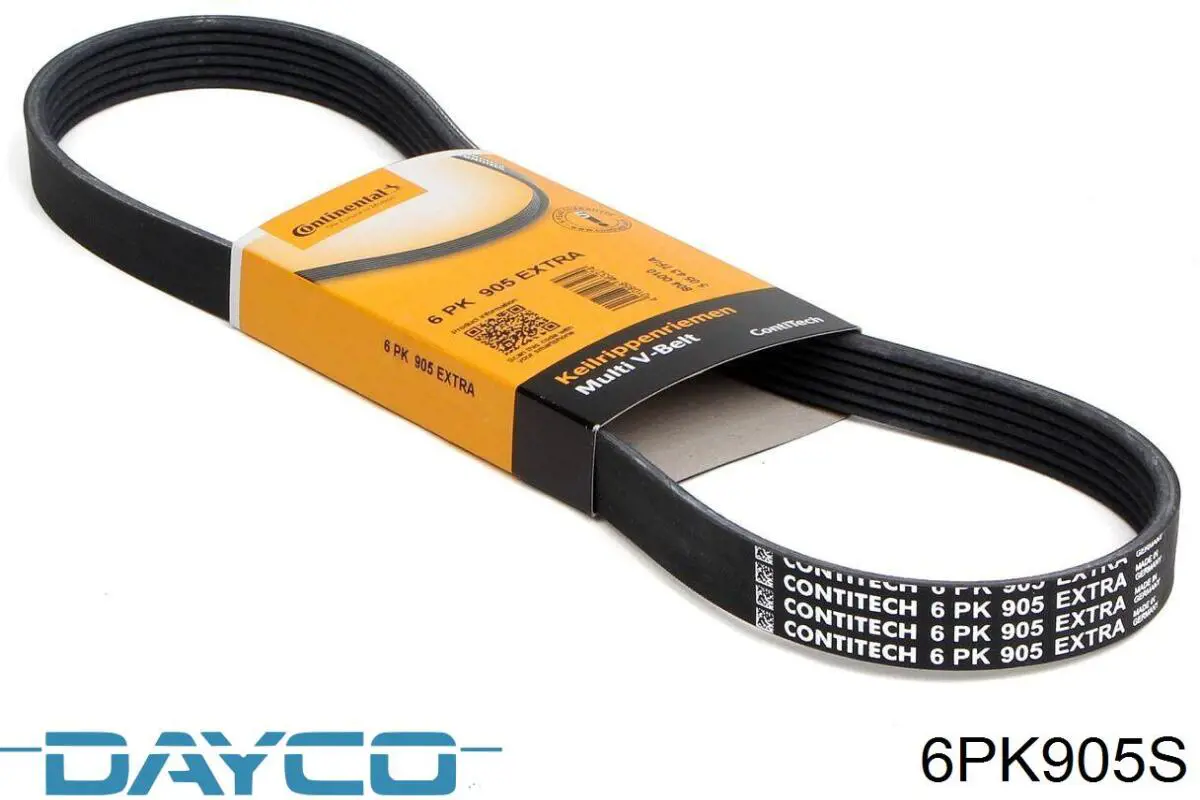 Pas napędowy mechanizmów Dayco 6PK905S cena, od 12,28 USD