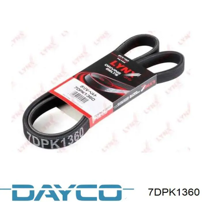 Pas napędowy mechanizmów 7DPK1360 Dayco