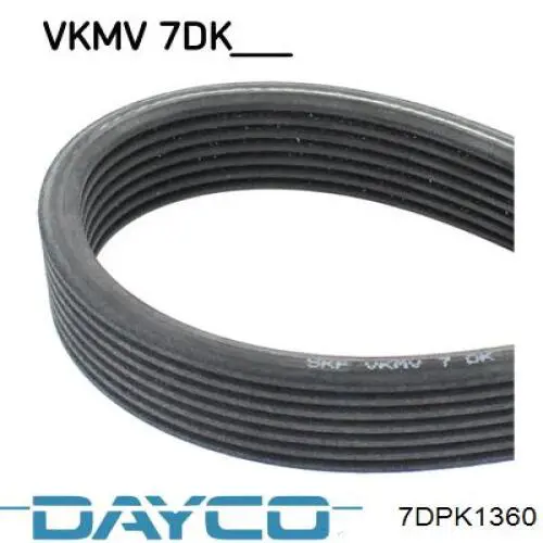 Pas napędowy mechanizmów Dayco 7DPK1360 cena, od 34,20 USD