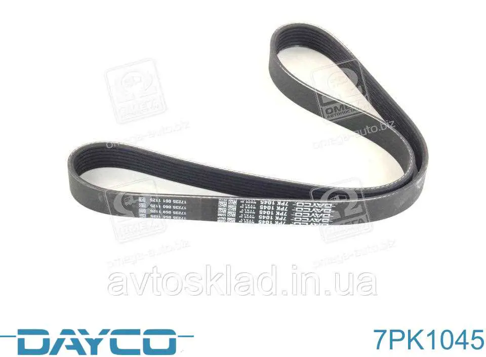 Do koszyka 7PK1045 Dayco Pas napędowy mechanizmów
