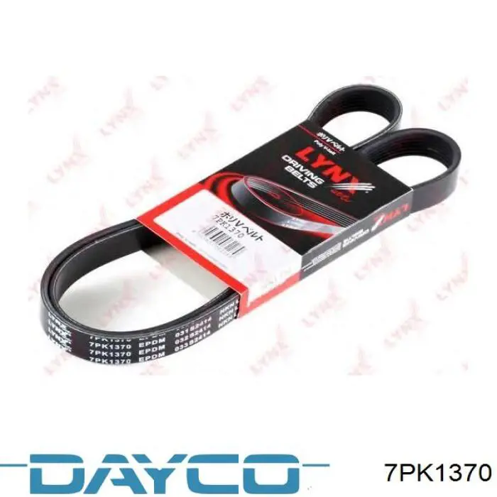 Pas napędowy mechanizmów Dayco 7PK1370 cena, od 19,99 USD