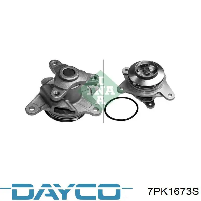 Pas napędowy mechanizmów Dayco 7PK1673S cena, od 21,27 USD