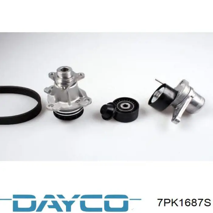 Do koszyka 7PK1687S Dayco Pas napędowy mechanizmów
