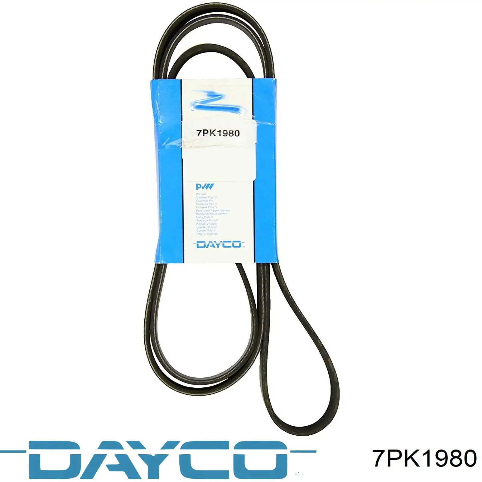 Pas napędowy mechanizmów Dayco 7PK1980 cena, od 25,38 USD