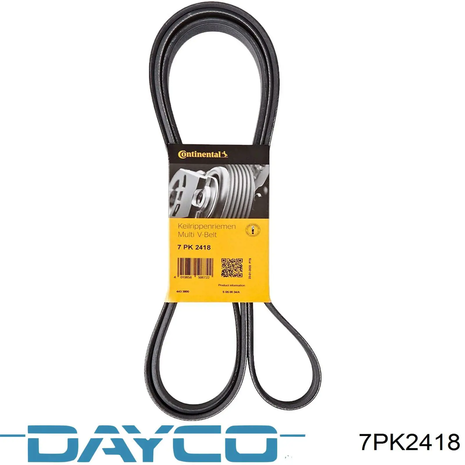 7PK2418 Dayco Pas napędowy mechanizmów