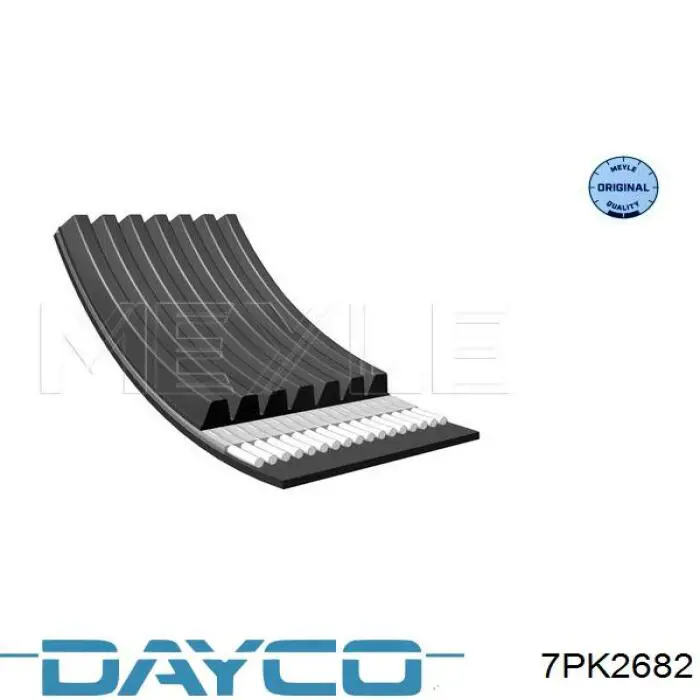 Pas napędowy mechanizmów Dayco 7PK2682 cena, od 34,30 USD