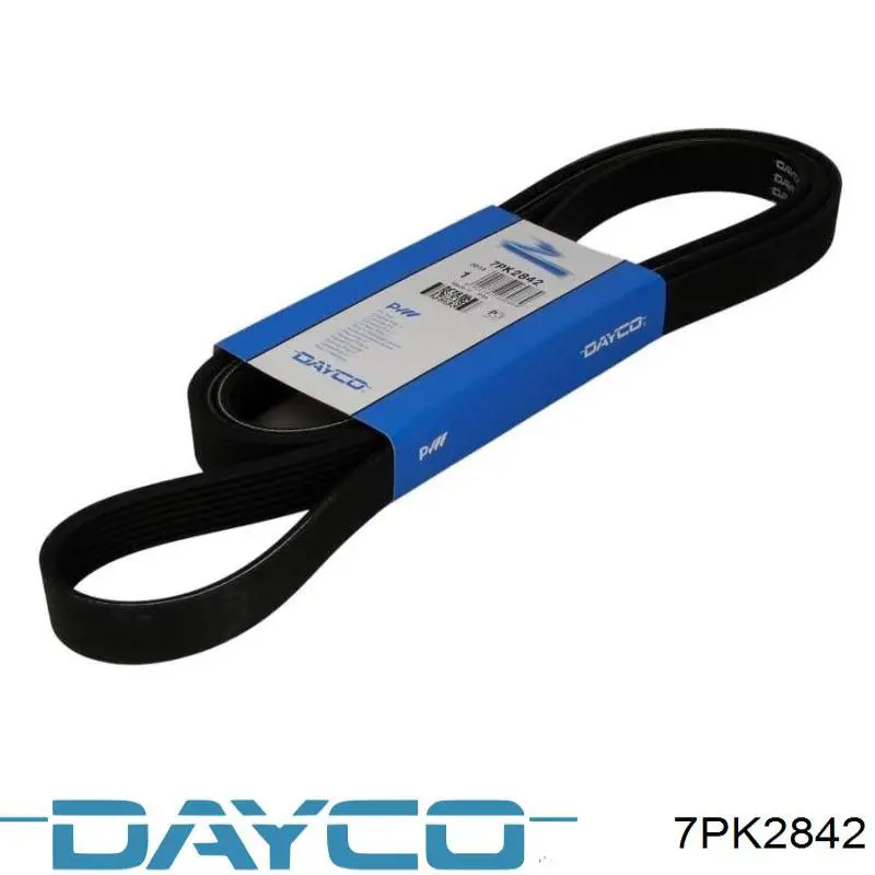 Pas napędowy mechanizmów Dayco 7PK2842 cena, od 35,61 USD