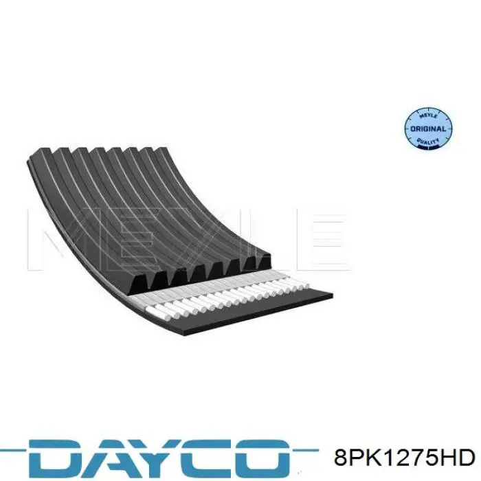 Pas napędowy mechanizmów Dayco 8PK1275HD cena, od 18,77 USD