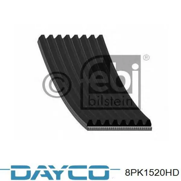 Pas napędowy mechanizmów Dayco 8PK1520HD cena, od 20,71 USD
