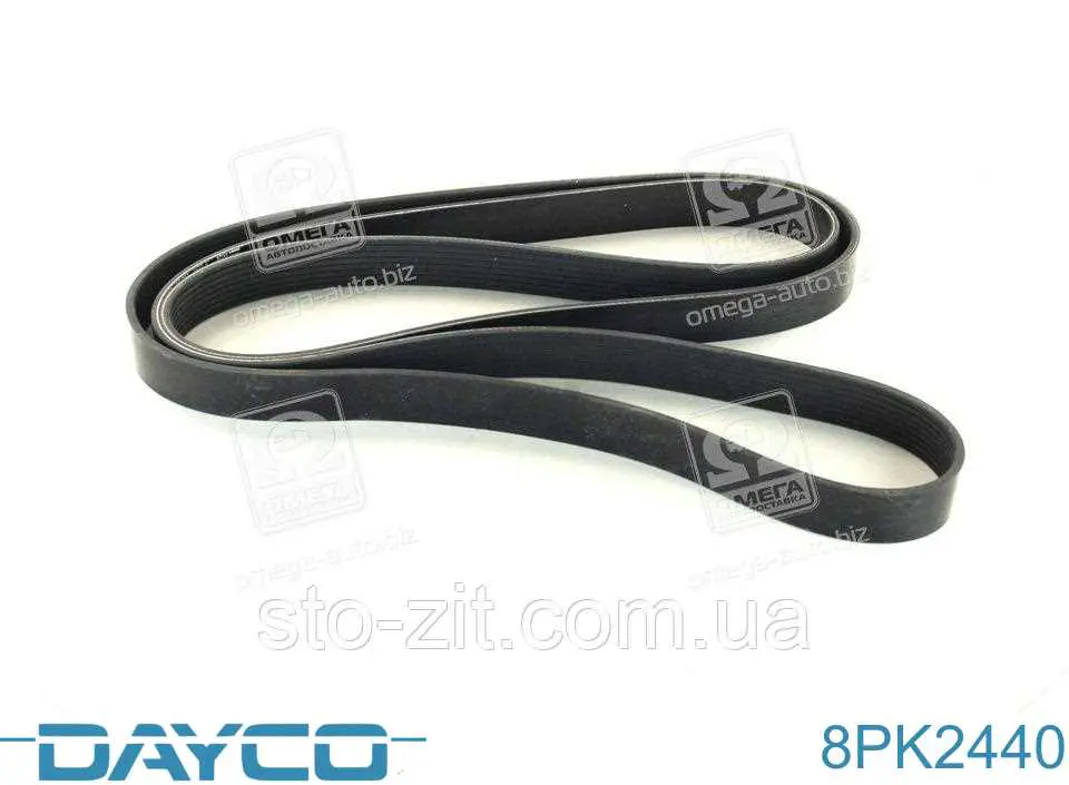 Pas napędowy mechanizmów Dayco 8PK2440 cena, od 24,64 USD