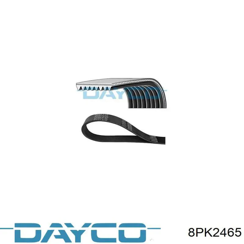 Pas napędowy mechanizmów Dayco 8PK2465 cena, od 27,24 USD