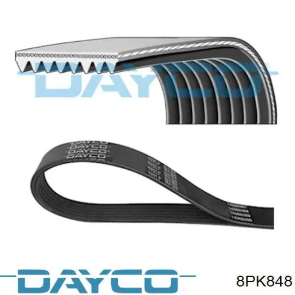 Pas napędowy mechanizmów Gates 8PK850 cena, od 21,38 USD