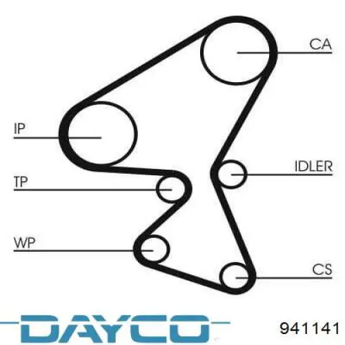Pasek rozrządu 1628925680 Peugeot/Citroen