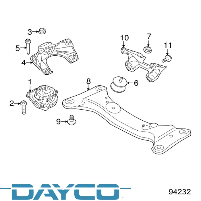 Pasek rozrządu Dayco 94232 cena, od 27,51 USD