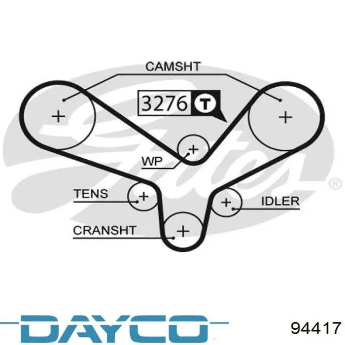 94417 Dayco Pasek rozrządu
