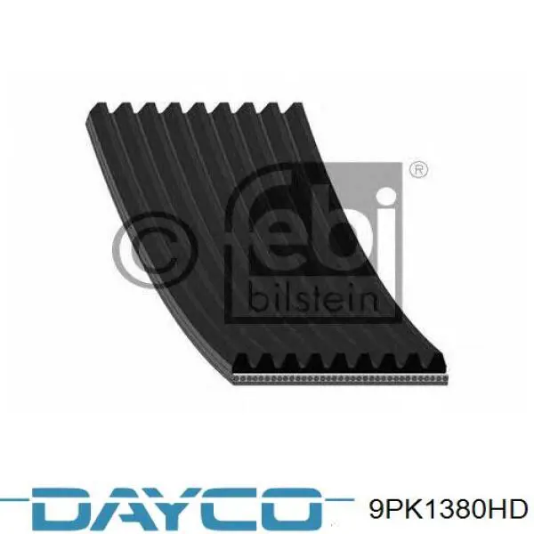 Pas napędowy mechanizmów Dayco 9PK1380HD cena, od 24,08 USD