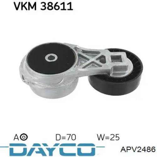 Do koszyka APV2486 Dayco Napinacz paska napędowego