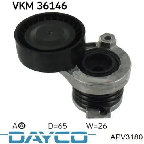 Napinacz paska napędowego Dayco APV3180 cena, od 71,79 USD