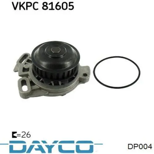 DP004 Dayco Pompa chłodząca wodna