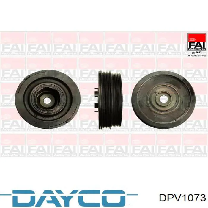 Koło pasowe wału korbowego Dayco DPV1073 cena, od 135,36 USD