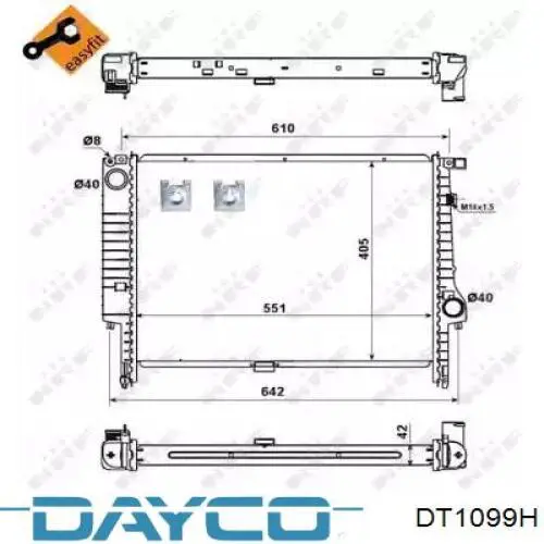Obudowa termostatu Dayco DT1099H cena, od 39,23 USD