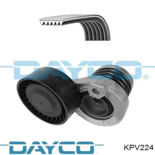Pasek napędowy mechanizmów, zestaw Dayco KPV224 cena, od 99,81 USD