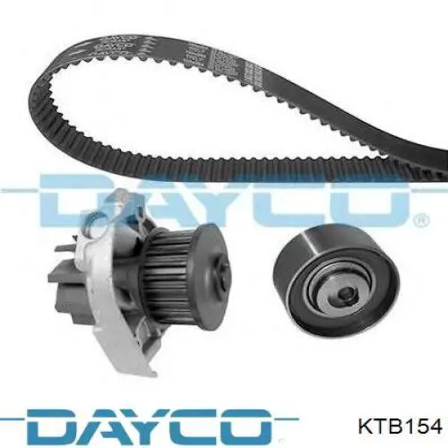 Pasek rozrządu, zestaw Dayco KTB154 cena, od 30,34 USD