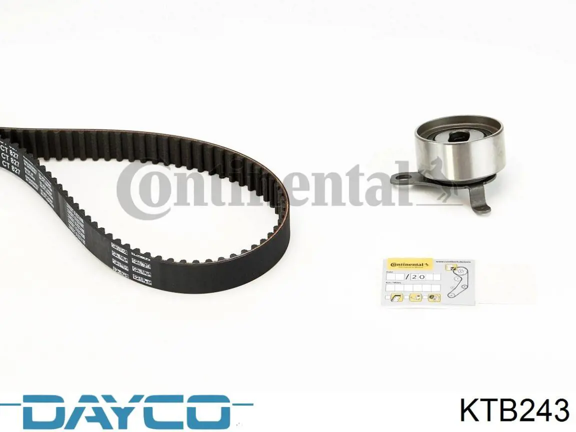 Pasek rozrządu, zestaw Dayco KTB243 cena, od 44,77 USD