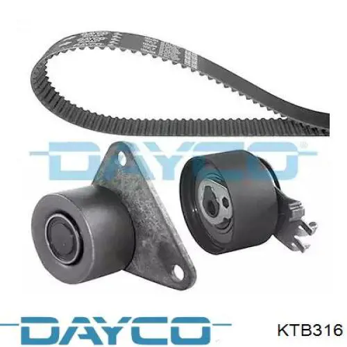 Pasek rozrządu, zestaw Dayco KTB316 cena, od 114,13 USD