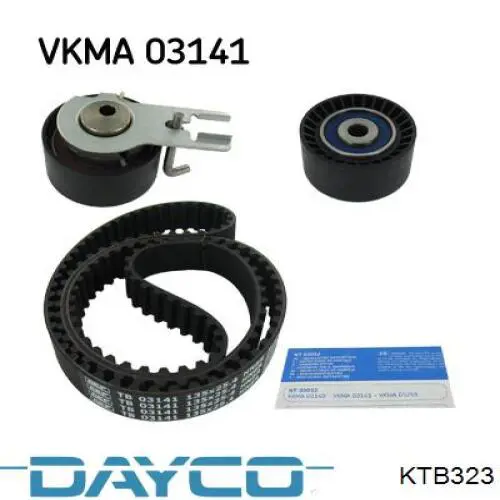 Pasek rozrządu, zestaw Dayco KTB323 cena, od 77,86 USD