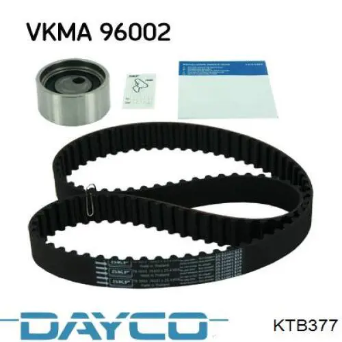 Pasek rozrządu, zestaw Dayco KTB377 cena, od 51,45 USD