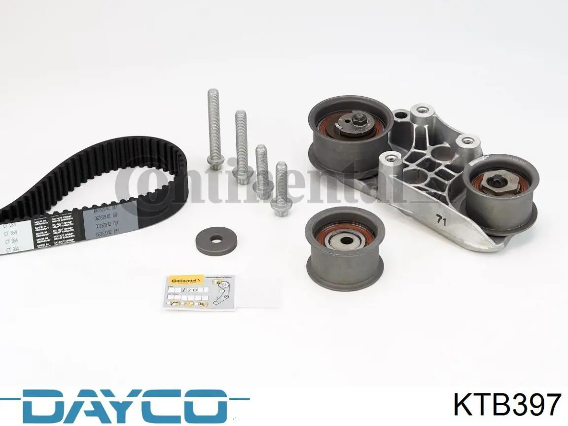 Pasek rozrządu, zestaw Dayco KTB397 cena, od 269,28 USD