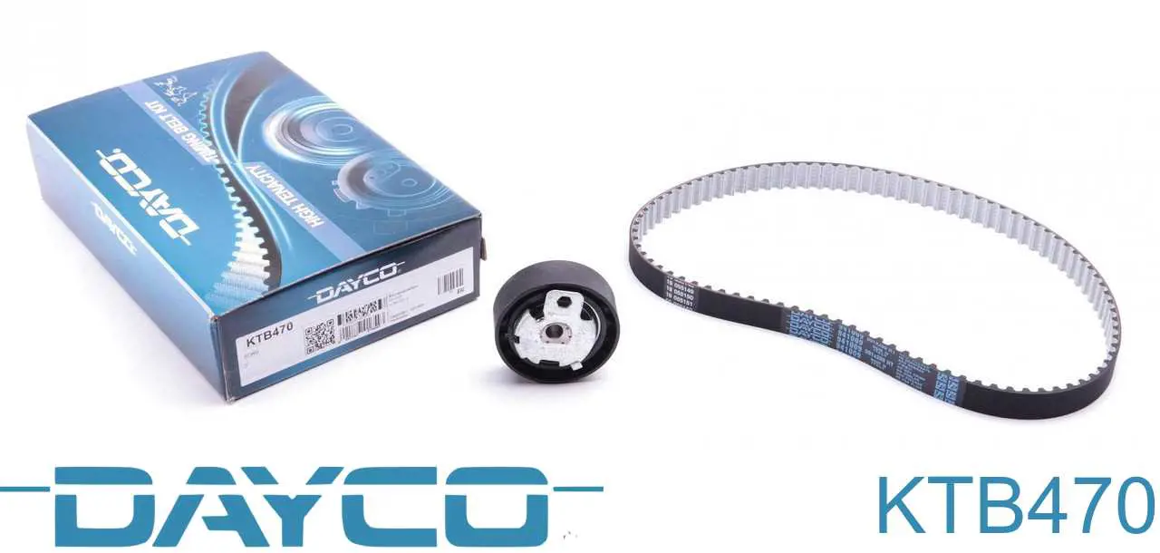 Do koszyka KTB470 Dayco Pasek rozrządu, zestaw