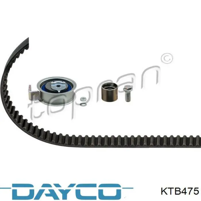 Do koszyka KTB475 Dayco Pasek rozrządu, zestaw