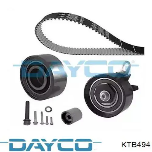 Pasek rozrządu, zestaw Dayco KTB494 cena, od 177,92 USD