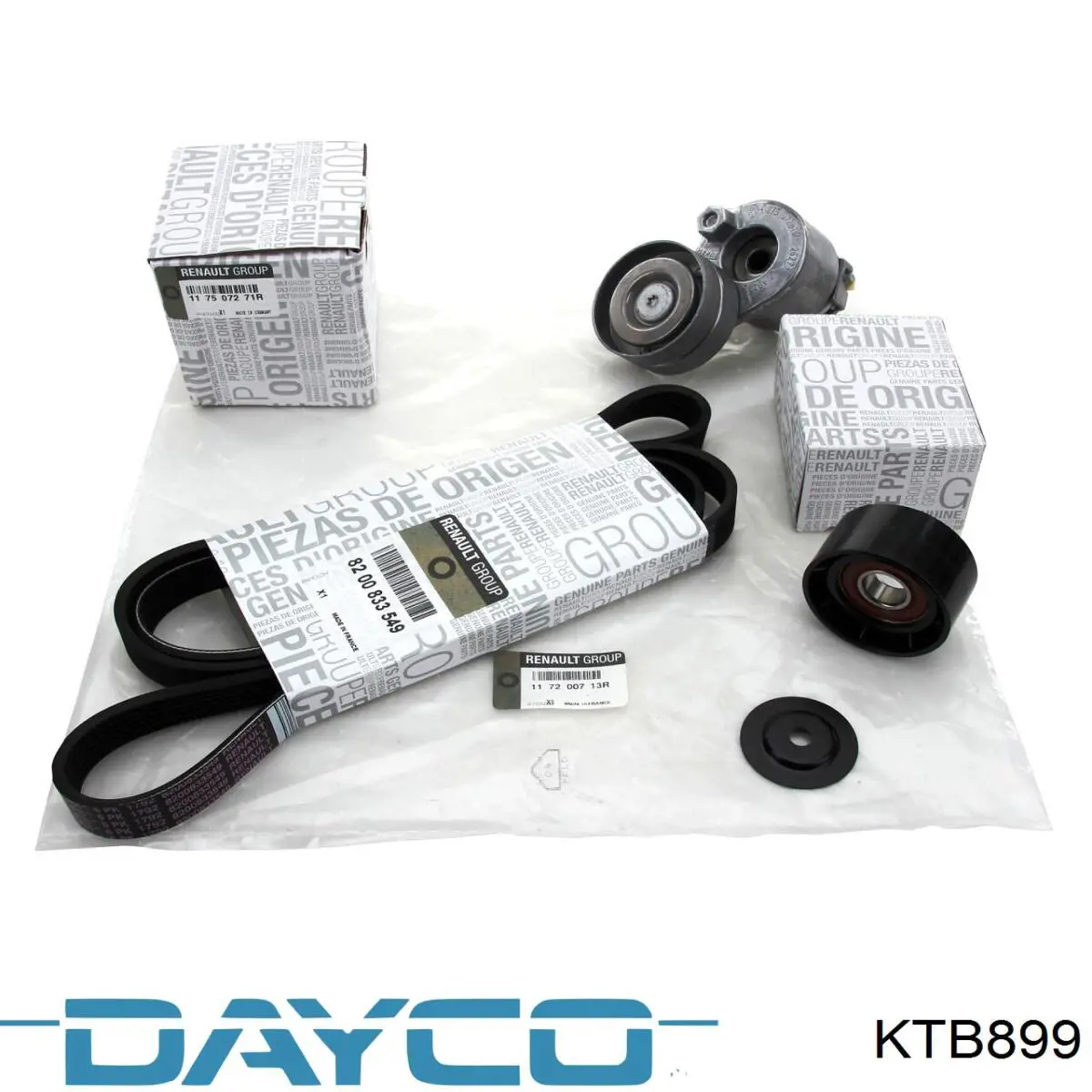 Do koszyka KTB899 Dayco Pasek rozrządu, zestaw