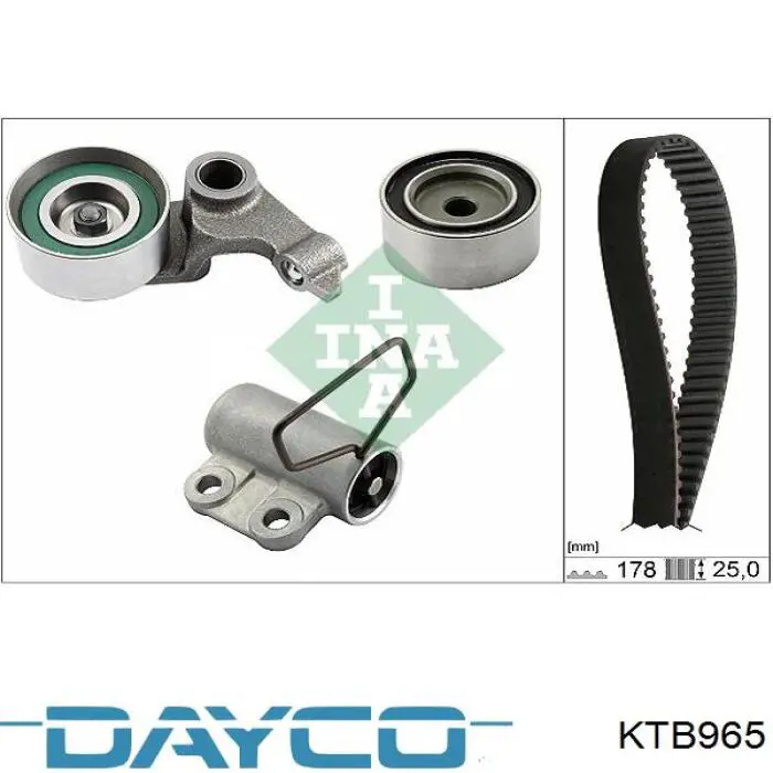 Pasek rozrządu, zestaw Dayco KTB965 cena, od 185,92 USD