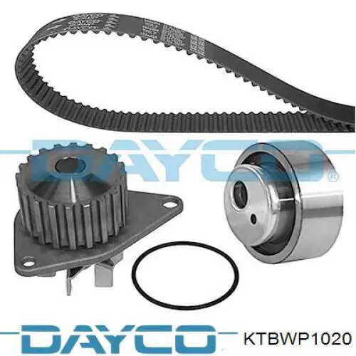 Pasek rozrządu, zestaw Dayco KTBWP1020 cena, od 77,11 USD