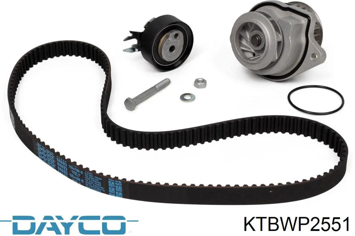 Pasek rozrządu, zestaw Dayco KTBWP2551 cena, od 102,15 USD