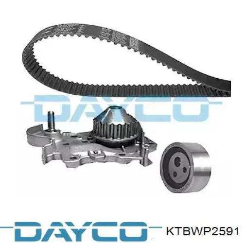 Pasek rozrządu, zestaw Dayco KTBWP2591 cena, od 104,16 USD