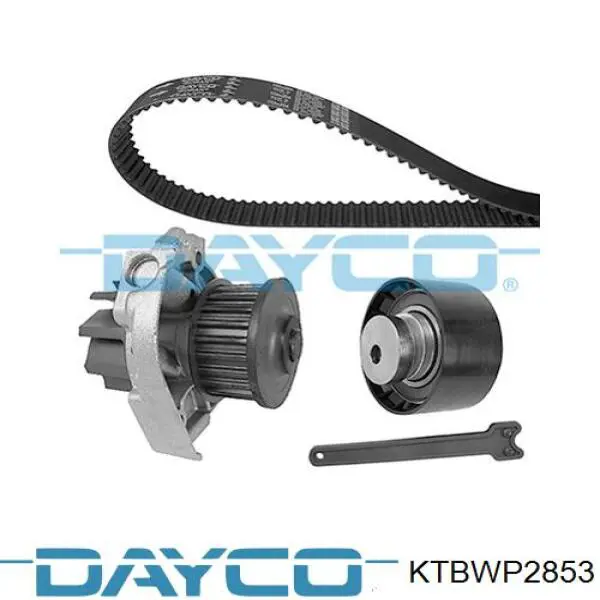 Pasek rozrządu, zestaw Dayco KTBWP2853 cena, od 102,88 USD