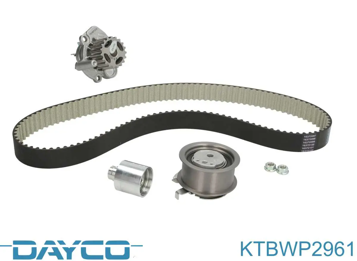 Pasek rozrządu, zestaw Dayco KTBWP2961 cena, od 156,41 USD