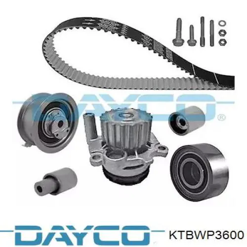 Pasek rozrządu, zestaw Dayco KTBWP3600 cena, od 211,47 USD
