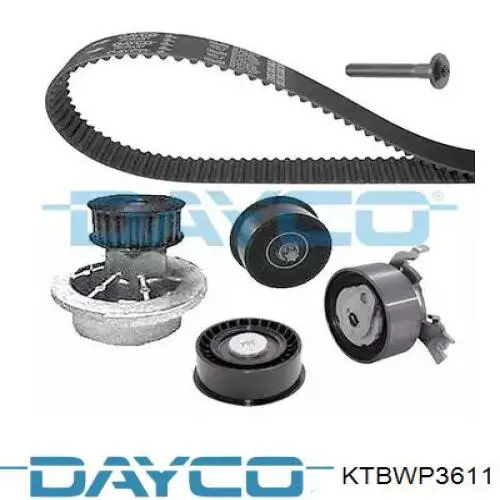 KTBWP3611 Dayco Pasek rozrządu, zestaw