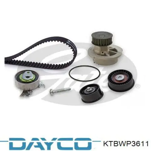 Pasek rozrządu, zestaw Dayco KTBWP3611 cena, od 135,42 USD