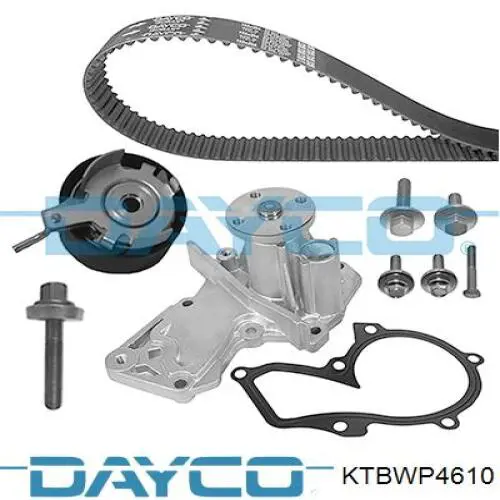 Pasek rozrządu, zestaw Dayco KTBWP4610