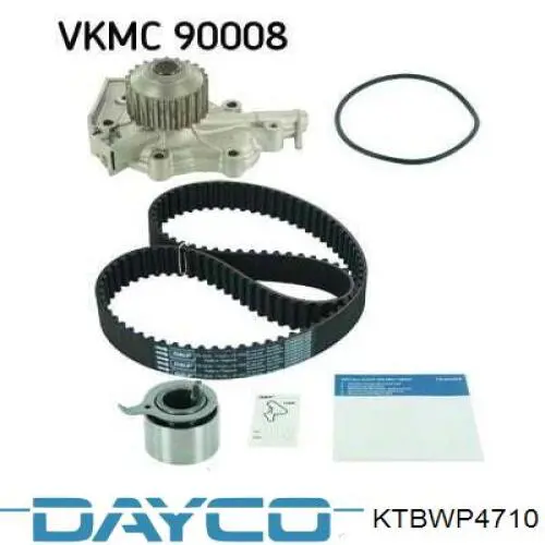 Pasek rozrządu, zestaw Dayco KTBWP4710 cena, od 88,00 USD