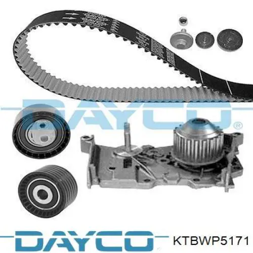 KTBWP5171 Dayco Pasek rozrządu, zestaw