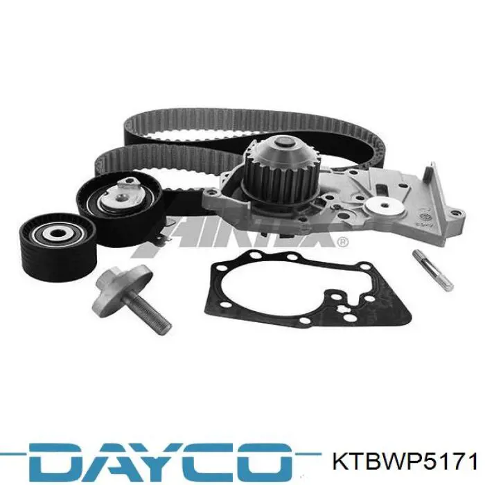 Pasek rozrządu, zestaw Dayco KTBWP5171 cena, od 177,50 USD